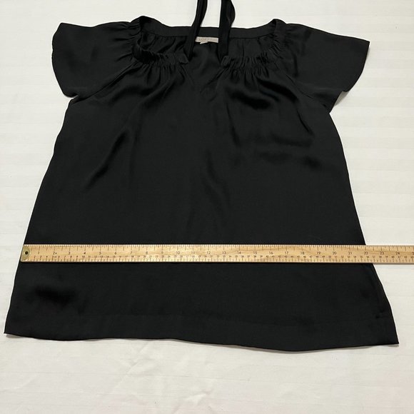 Loft Short Sleeve Lightweight Blouse Size M - Picture 6 of 10